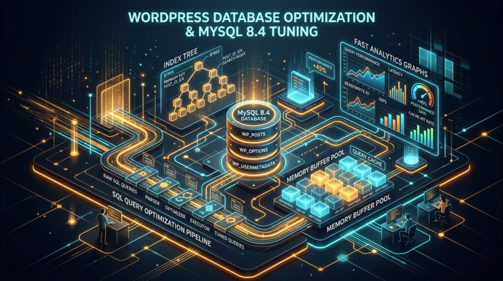 Database Optimization at Scale: Tuning MySQL 8.4, Indexing WP Tables & Eliminating Autoload Bloat